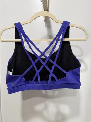 lululemon athletica Purple Strappy Sports Bra thumbnail 2