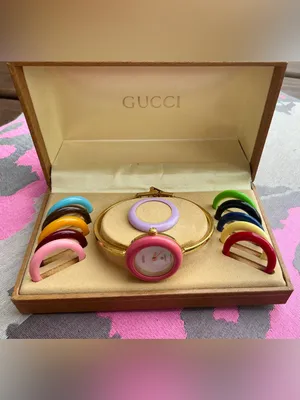 Dressy GUCCI interchangeable bezel watch set ❤️‍🔥❤️‍🔥❤️‍🔥 thumbnail 13