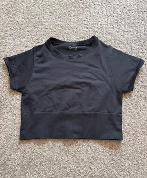 Aerie OFFLINE Black Workout Top thumbnail 2