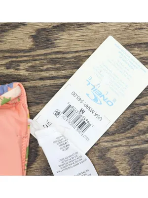 NWT O'Neill Kelly Floral Menorca Swim Bikini Swim Top Desert Flower Pink M thumbnail 8