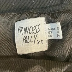 Princess Polly Keanu Black Ribbed Skinny Yoga Athletic Activewear Biker Shorts 4 thumbnail 4