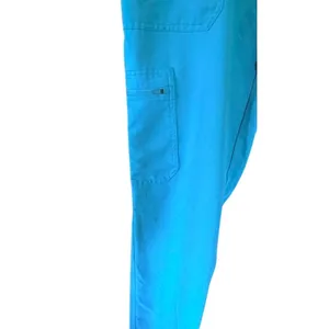 FIGS Technical Collection Scrub Pants Large Teal Blue Cargo Stretch Medical thumbnail 4