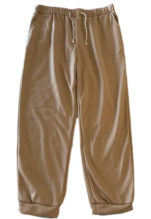 Women's Lined Elastic Waist Pull On Drawstring Pant Size Large #260701 thumbnail 1