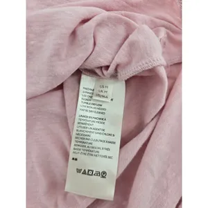 We The Free Top Womens M Laguna Thermal Pink Colorblock V-Neck EUC thumbnail 4