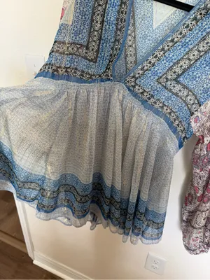 Free People Aliyah Printed Tunic XS thumbnail 5