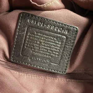 Vintage Coach Metallic Leather Hobo Bag Silver Chain Strap Turn Lock‎ Y2K Purse thumbnail 11