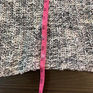 American Eagle Knit Sweater Womens‎ Large L Gray White Oversized Loose Fit thumbnail 10