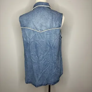 Stetson - Sleeveless Denim Western Shirt thumbnail 5