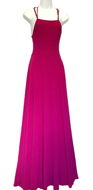 Lulus Strappy to be Here Maxi Y2K Dress Sz Small Corset Prom Glam Strappy Formal thumbnail 1