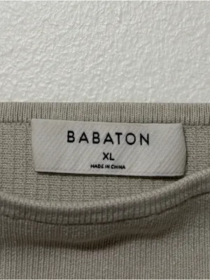 Aritzia Babaton Suite Sculpt Knit Bustier Size XL Top in MATTE PEARL Ribbed Tank thumbnail 3