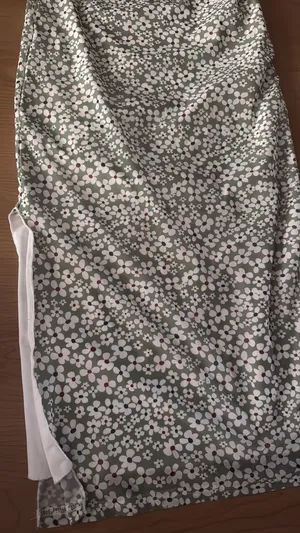 Floral Maxi skirt Gray thumbnail 2