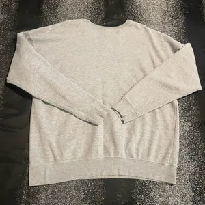 Lg Tultex Georgetown Prep Crewneck Sweatshirt-gray/navy thumbnail 2