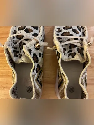 Leopard Print Slip-On Women’s Shoes in Beige Size 5.5 thumbnail 4