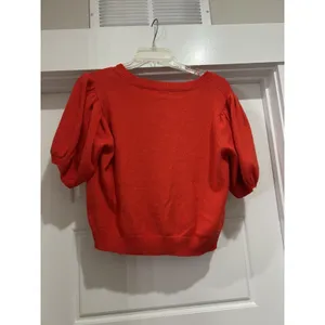 Lalavon Red Sweater w/ Pink Bows Festive Holiday Coquette Preppy Modest Sz Large thumbnail 7