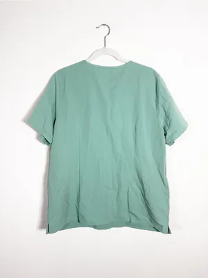 Figs Casma Three-Pocket Scrub Top Jade Green XL thumbnail 3