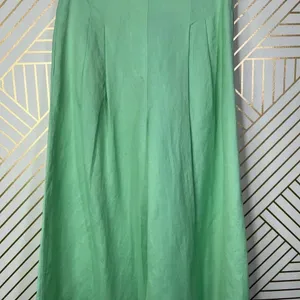 Hunter Bell Chase Culotte Wide Leg Pants in Mint Green Linen Size US 0‎ thumbnail 7