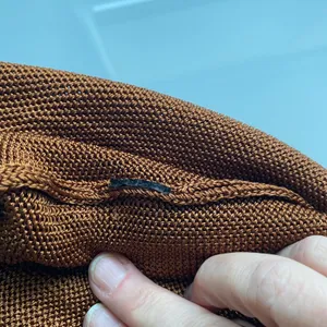 Zara Boho Relaxed Earth Colors Lagenlook Sleeveless Knit Top Small Brown thumbnail 7