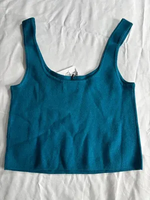 Blue crop top Size M thumbnail 2