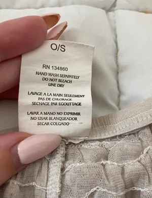 ruffle babydoll shorts Tan thumbnail 3