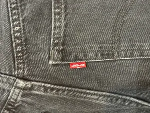 Levi’s Premium Baggy Dad Jeans 26 Boot Barn Black Big E $128 thumbnail 6