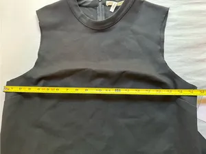 Avec Les Filles Black Belted Midi Dress Size 14 NWT $138 1N04K21 thumbnail 5