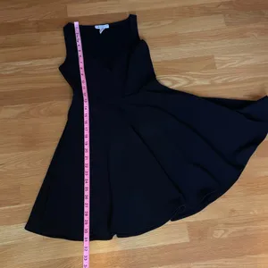NLY ONE Black Sweetheart Neck Skater Mini Dress Size S Sleeveless Fit Flare thumbnail 6
