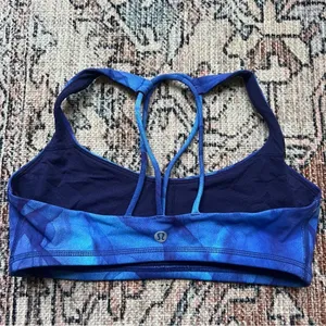 Lululemon Free To Be Tranquil Bra Midnight Tulle Multi Size 6 Sports Bra thumbnail 8