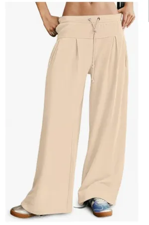 Wideleg baggy high waist sweatpants thumbnail 1