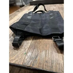 Fabletics black bucket‎ backpack nwt large thumbnail 3