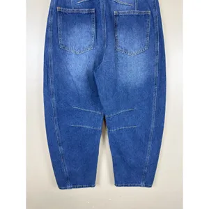 Baggy Jeans Women’s Size 4 Blue Medium Wash Barrel Y2K Grunge 80s 90s VTG thumbnail 9