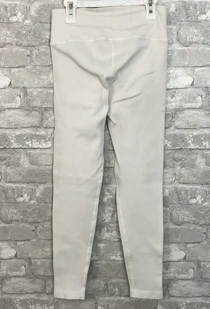 Aerie White Ribbed 7/8 Leggings High Rise thumbnail 3