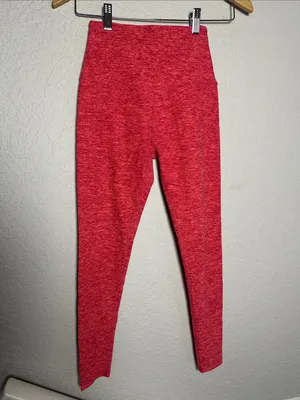 Beyond Yoga Caught in the Midi Leggings Coral Space Dye Marled Butter Soft Small thumbnail 5