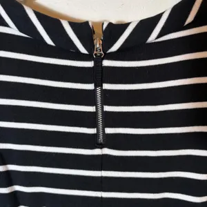 Talbots Petite Black and White Striped‎ Sleeveless Sheath Dress Career Size P thumbnail 5
