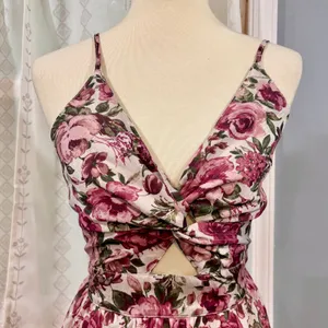 Altar'd State Jordan Floral Tiered Maxi Dress Boho Cottagecore Wedding Guest M thumbnail 3