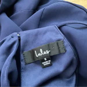 Lulus Navy Blue‎ Sleeveless Midi Dress Size Small thumbnail 8