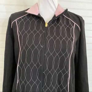 lightweight zip up jacket‎ Size LP Black thumbnail 4