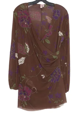Sweet Pea Top Maternity Boho Fairy Whimsigoth Earthy Romantic Floral‎ Size Large thumbnail 1