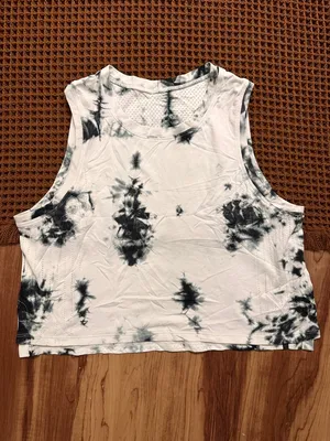 LULULEMON Train to Be Tank in *Shibori - Deep Coal / Deep Coal Sz. Medium thumbnail 6