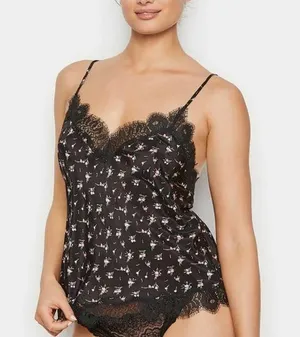 NEW Victoria’s Secret chantilly lace floral tank thumbnail 1