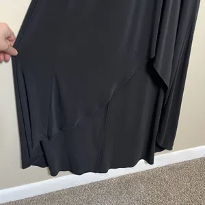 Women's Y2K‎ Black Dress Satin Long Withcy Vampy Whimsigoth Goth Event Wedding S thumbnail 5