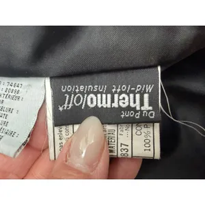 Marc New‎ York Leather Jacket Black Quilted Lined Zip Coat Women Small thumbnail 7