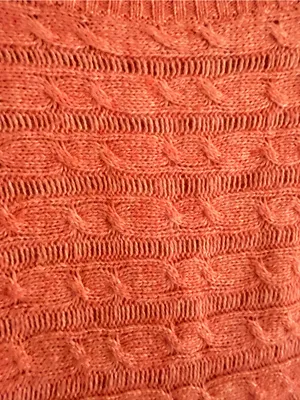 American Eagle Outfitters Coral Cable Scoop-Neck Sweater thumbnail 4