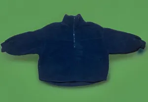 H&M Oversized Half-Zip Teddy Fleece Pullover thumbnail 1