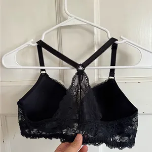 Adore Me black‎ lace Racerback bra size 34D thumbnail 6