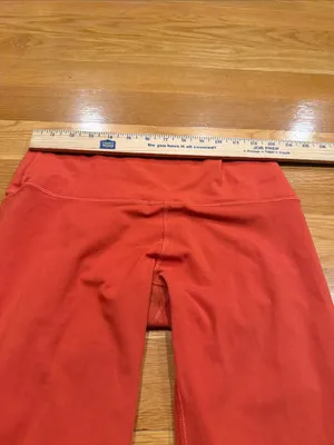 Fleo orange leggings size large . thumbnail 6