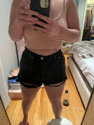 Ripped Denim Shorts thumbnail 1