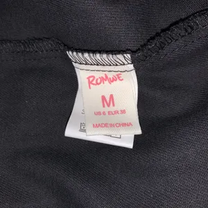Romwe plaid mini pleated skirt juniors size M 28" waist red/black thumbnail 4
