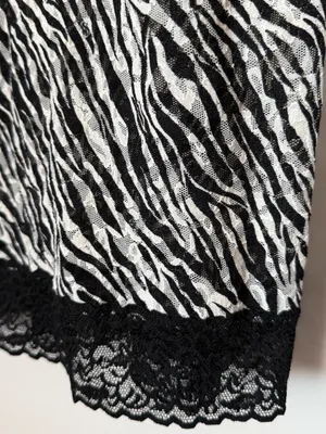 Victoria’s Secret Zebra Lace Slip thumbnail 2