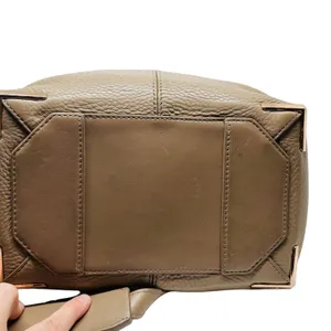 Alexander Wang Leather Toffee Caramel Emile Gold Hardware Satchel Bag Size Large thumbnail 10