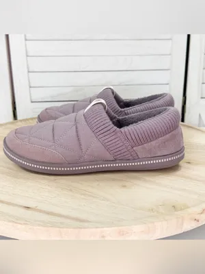 Skechers Cozy Campfire Camp Nap Faux Fur Lined Slippers Mauve Purple Size 6 thumbnail 3